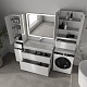 Style Line Мебель для ванной Атлантика 100 Люкс Plus белая – картинка-21